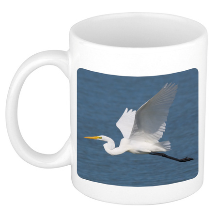 Animal photo mug great egrets 300 ml