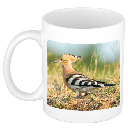 Animal photo mug hoopoe birds 300 ml
