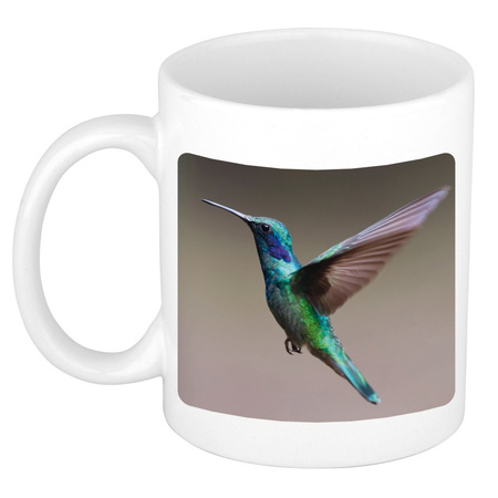 Animal photo mug hummingbird 300 ml