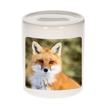 Animal photo money box foxes