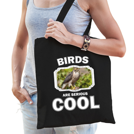 Animal hawks are cool bag black 