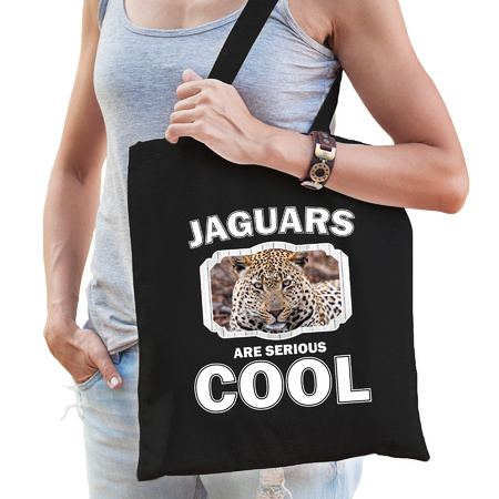 Animal jaguars are cool bag black 
