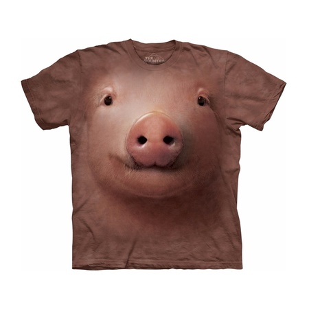 Animal T-shirt pig for adults