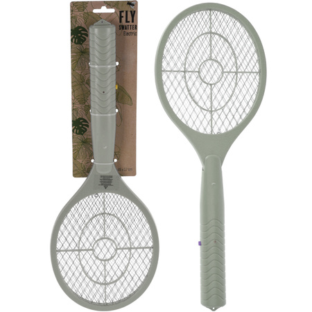 Elektrische anti muggen vliegenmepper groen 46 x 17 cm