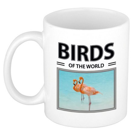 Animal photo mug Flamingo birds of the world 300 ml
