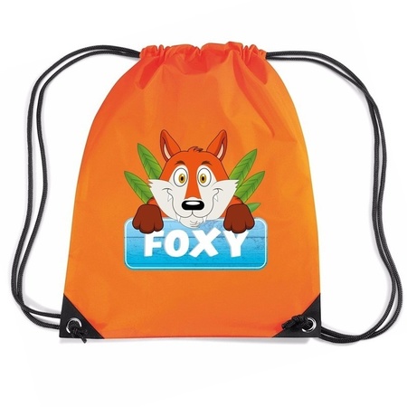 Foxy the Fox nylon bag orange 11 liter