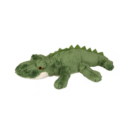 Groene pluche krokodil 15 cm
