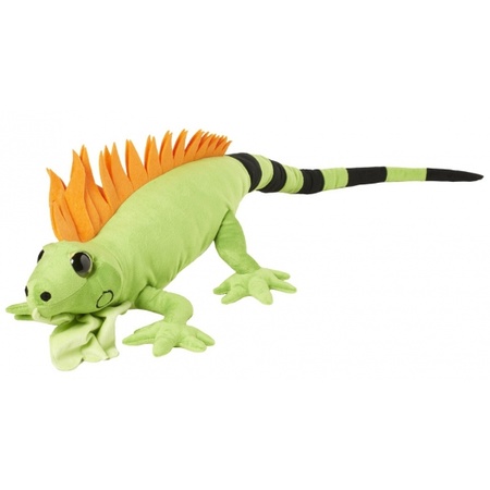 Green iguana soft toy 110 cm