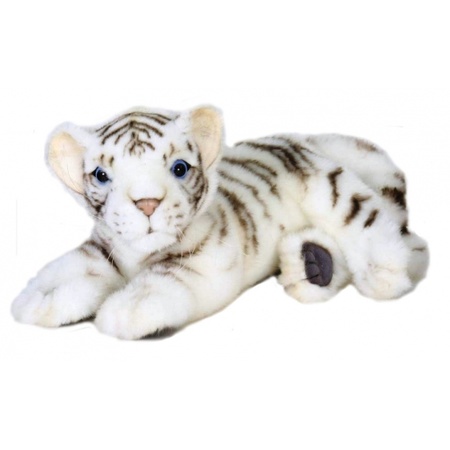 Pluche witte tijger welp 26 cm