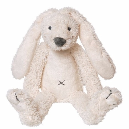 Kraamcadeau Rabbit Ritchie ivoor wit Happy Horse knuffeldoekje en knuffel konijntje