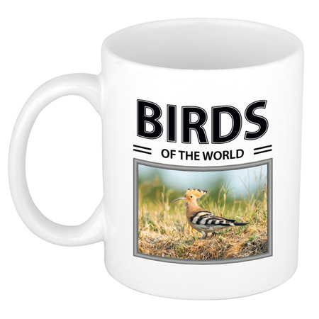 Foto mok Hop beker - birds of the world cadeau Hop vogels liefhebber