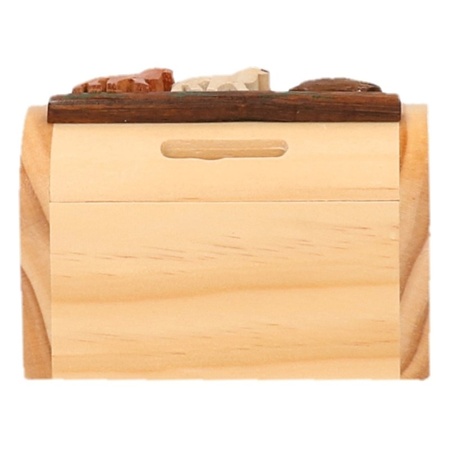 Alpaca/lama spullen verzamelaar houten box