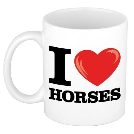 I Love Horses mug 300 ml
