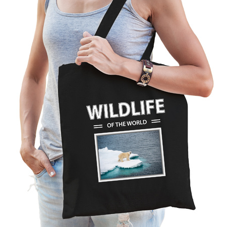 Polarbear bag wildlife of the world black 