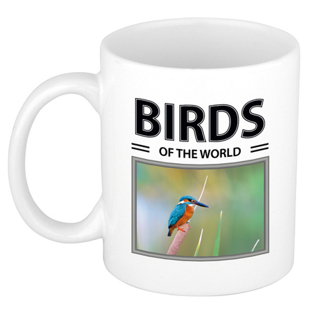 Animal photo mug Kingfisher birds of the world 300 ml