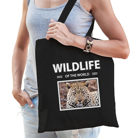 Jaguar bag wildlife of the world black 