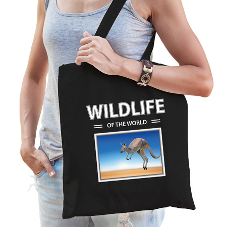 Kangaroo bag wildlife of the world black 