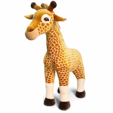 Plush giraffe cuddle toy standing 100cm
