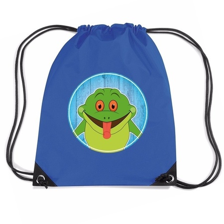 Frog nylon bag blue 11 liter