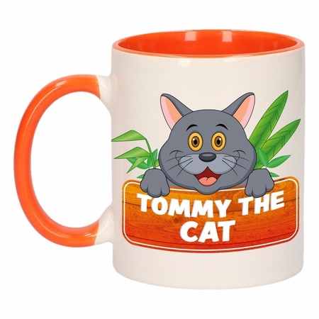 Tommy the Cat mug orange / white 300 ml