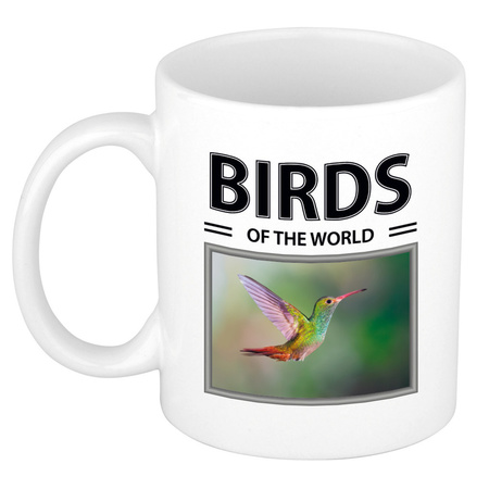 Foto mok Kolibrie beker - birds of the world cadeau Kolibries liefhebber