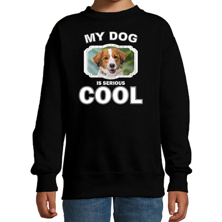 Kooiker sweater my dog is serious cool black for children