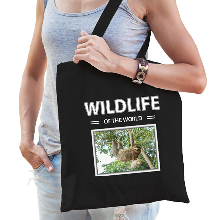 Sloth bag wildlife of the world black 