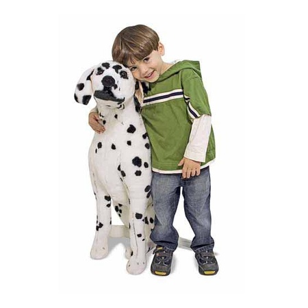 Mega dalmatier honden knuffel