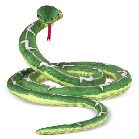 Extra large snake soft toy 4 meters