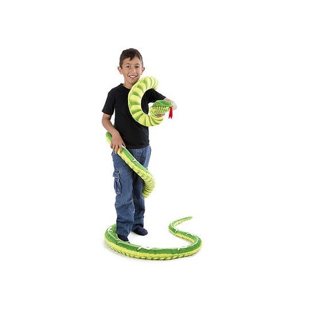 Extra large snake soft toy 4 meters