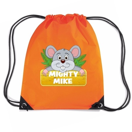 Mighty Mike the mouse nylon bag orange 11 liter