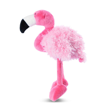 Nici flamingo pluche knuffel - roze - 25 cm