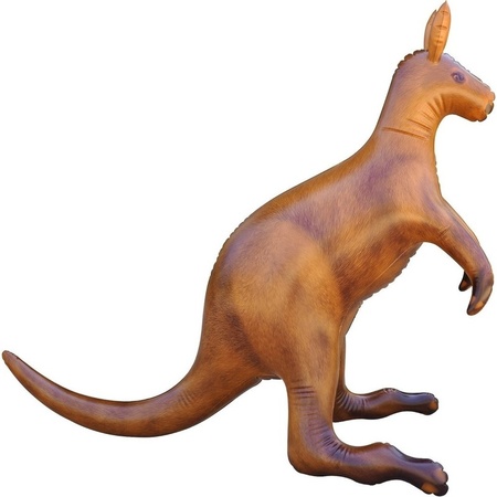 Opblaas kangoeroe dieren 102 cm realistische print
