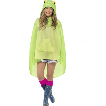Party poncho frog