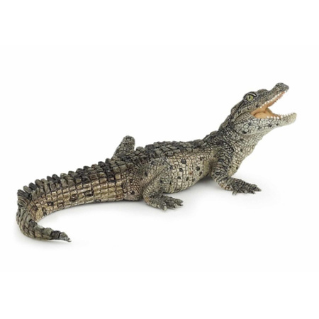 Plastic toy baby crocodile 10 cm