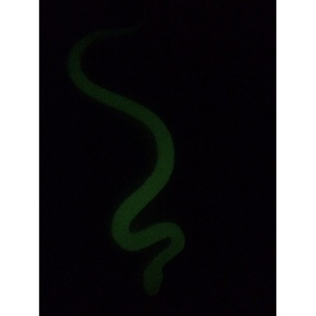 Plastic toy snake glow in the dark 15 cm