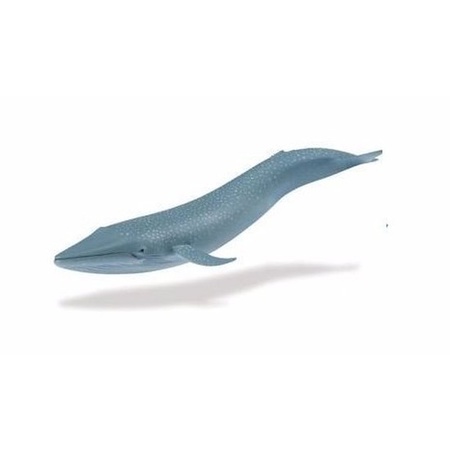 Plastic toy blue whale 26 cm