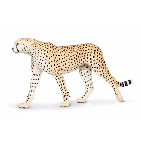 Plastic toy cheetah 20 cm