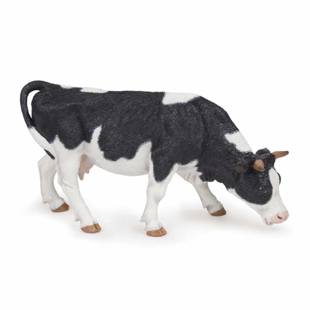 Setje van 2x plastic speelgoed figuren dieren koeien 10-14 cm