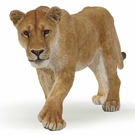Plastic toy lioness 13 cm