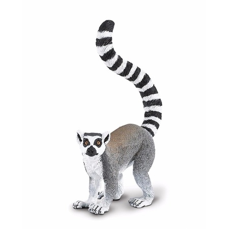 Plastic toy ring tailed lemur 10 cm