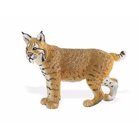 Plastic toy bobcat 7 cm