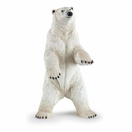 Plastic staande ijsbeer speeldiertje 7 cm