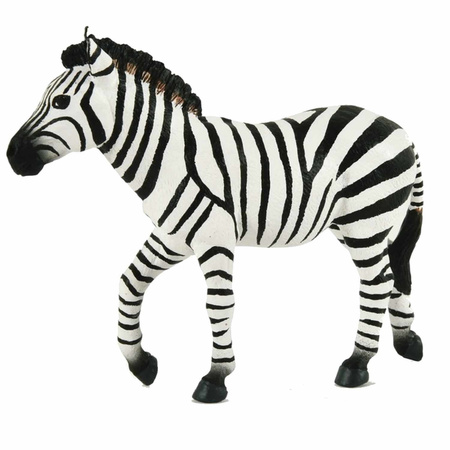 Plastic  toy zebra 12 cm