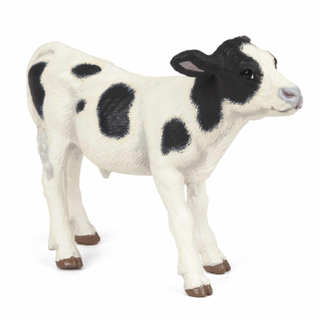 Plastic toy black calf