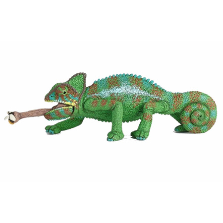 Plastic toy chameleon 4 cm