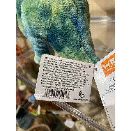Plush dinosaur Brachiosaurus cuddle toy 25cm