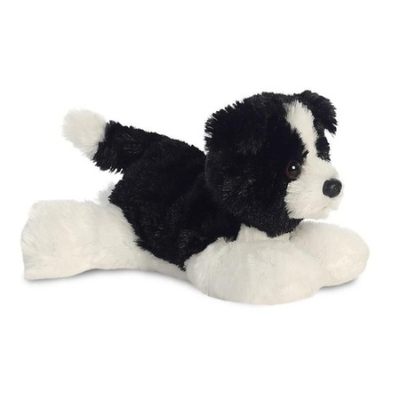 Plush collie dog cuddle toy 20 cm