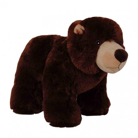 Plush brown bear cuddle toy 35 cm