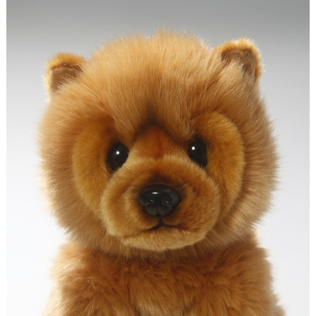 Plush brown Chowchow dog 25 cm toy